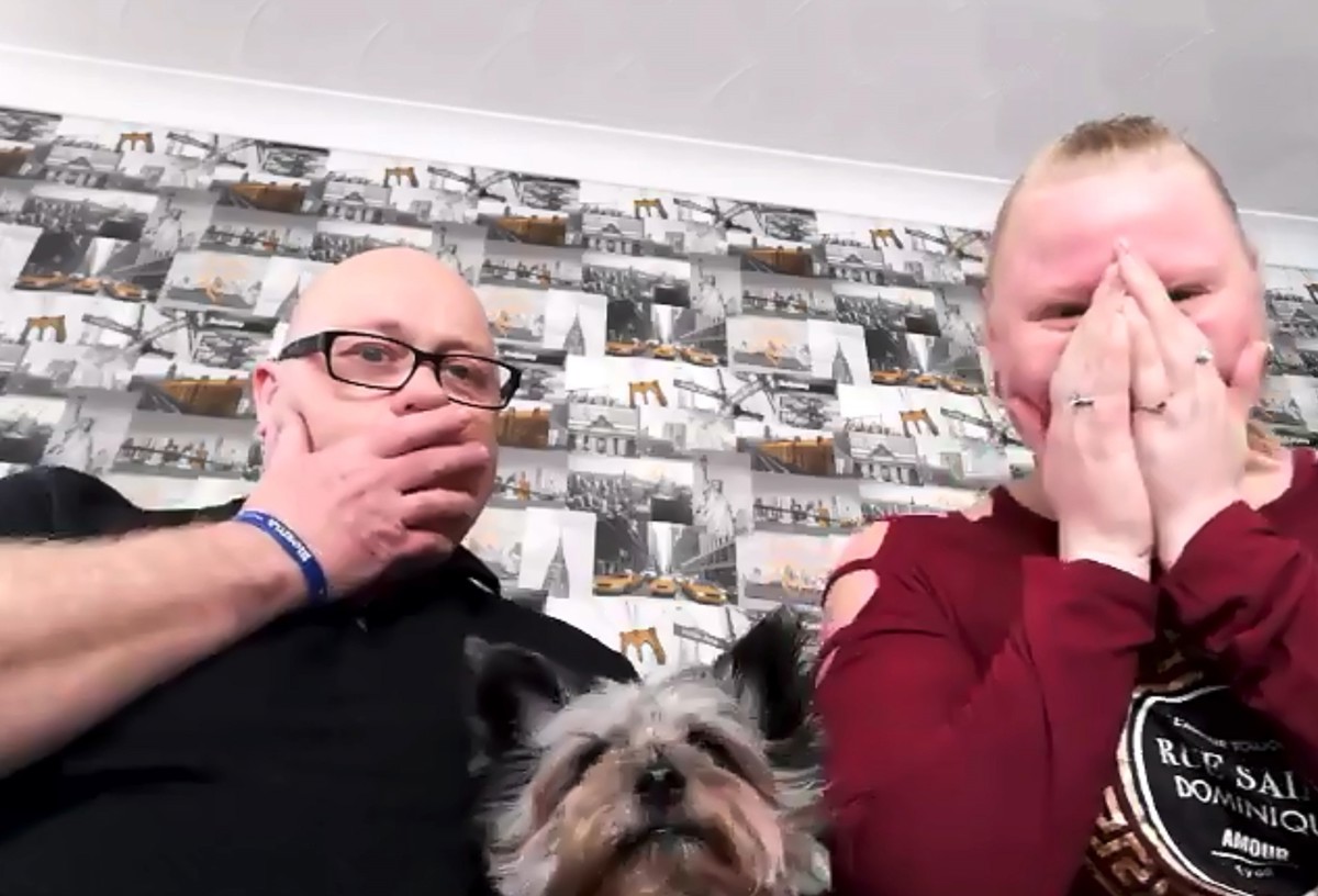 Michael And Becky Finding Out How Much They've Won