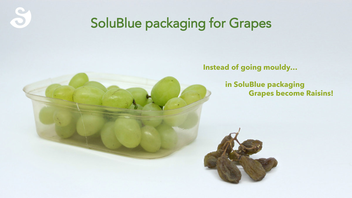 Solublue Grapes Packaging © Solublue 2020