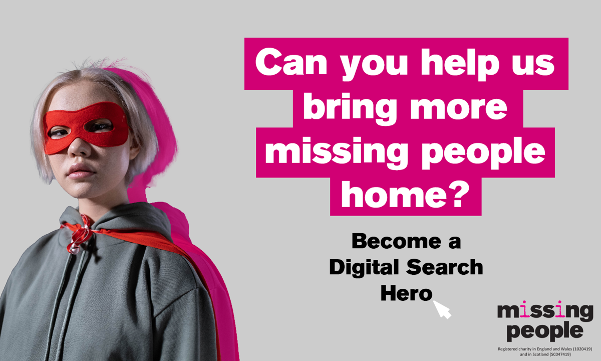 Missing People Digital Search Hero